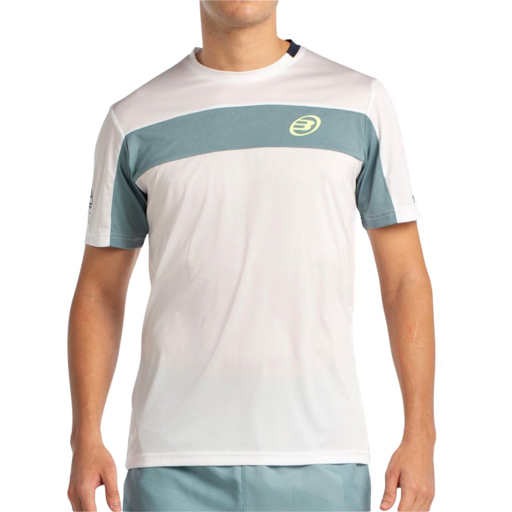 Bullpadel T-shirt Libio Heren Wit Voorkant