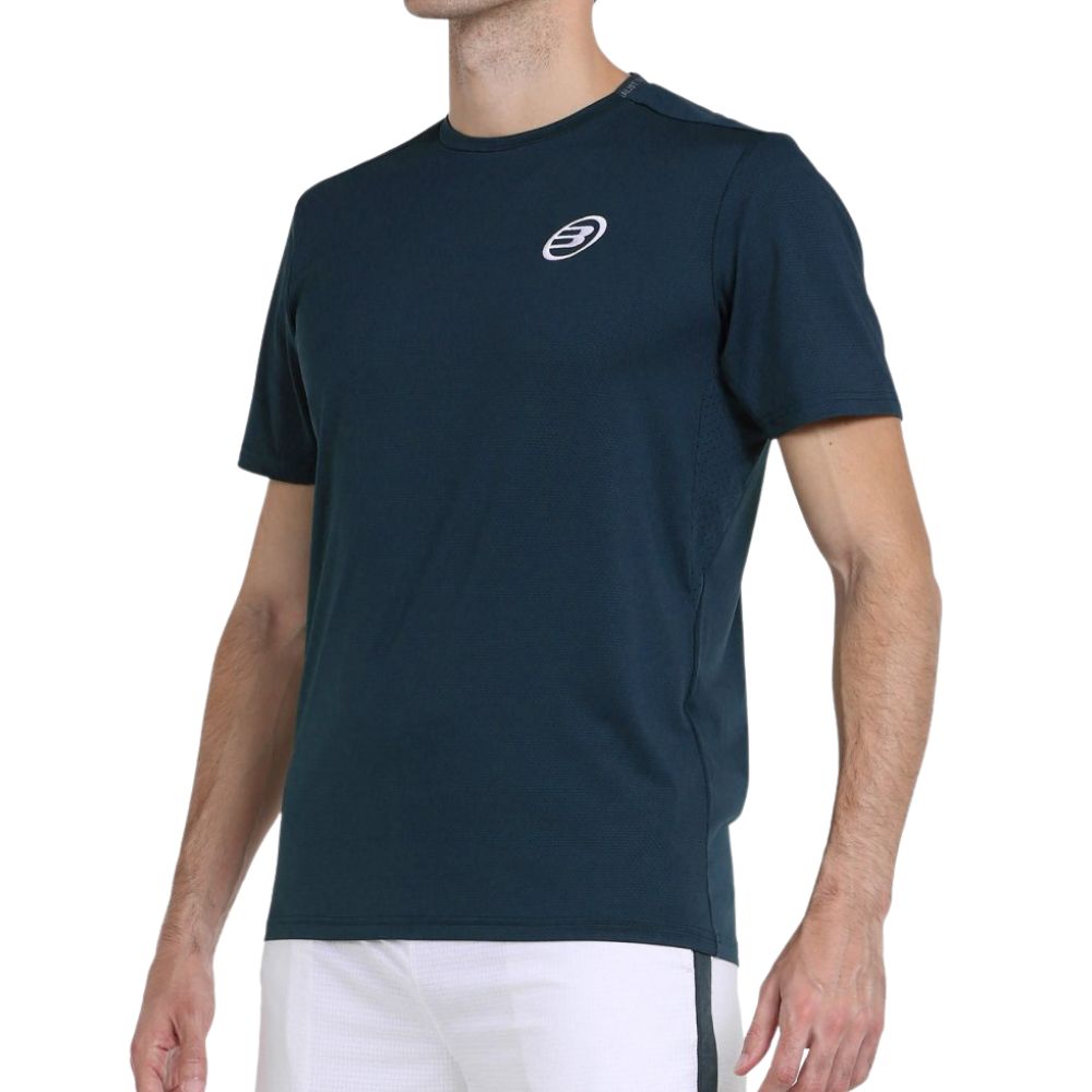 Bullpadel T-shirt Lili 25V Heren Navy Voorkant