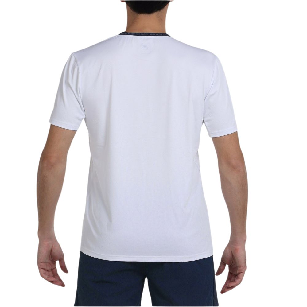 Bullpadel T-shirt Lili 25V Heren Wit Achterkant