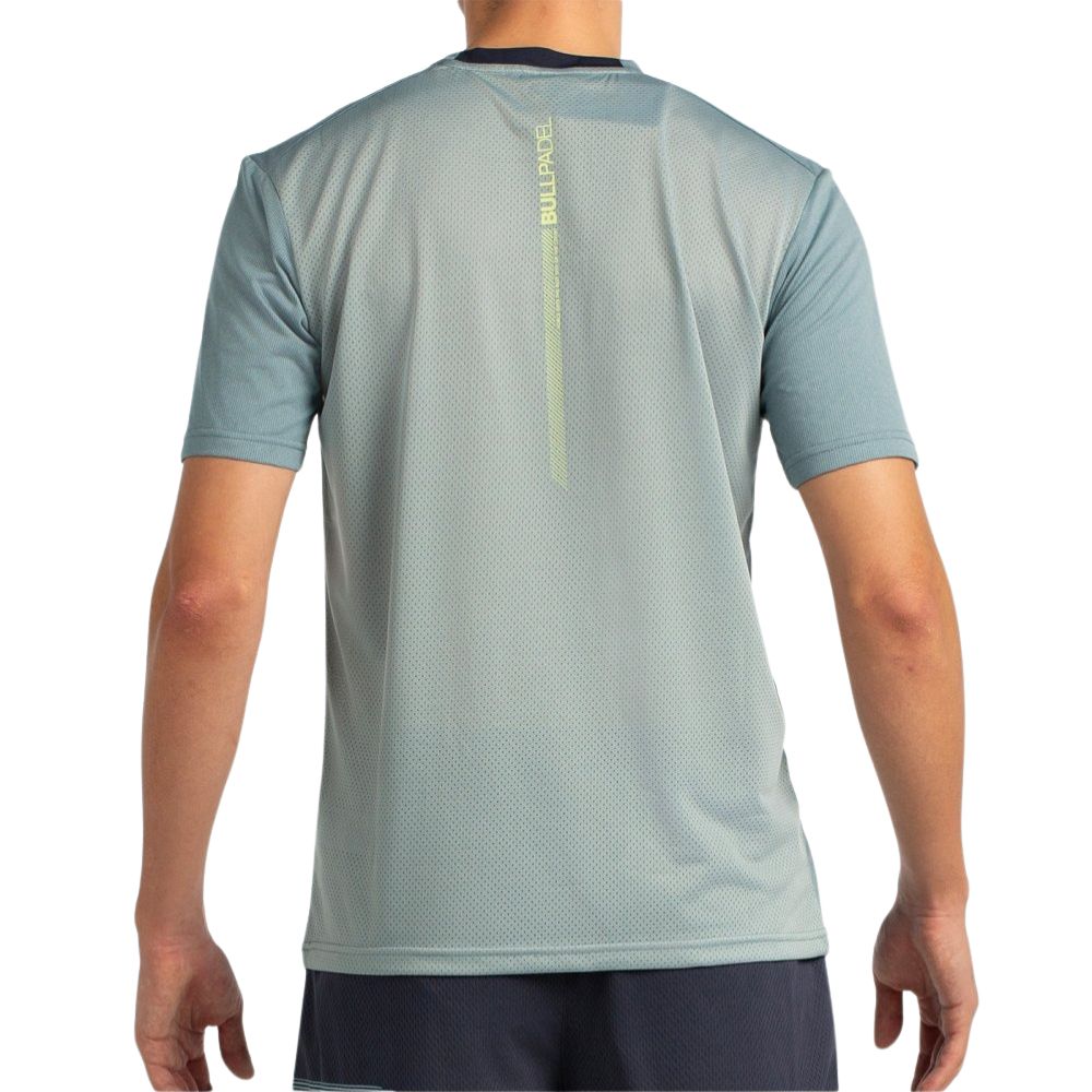 Bullpadel T-shirt Llega Heren Lichtgroen Achterkant