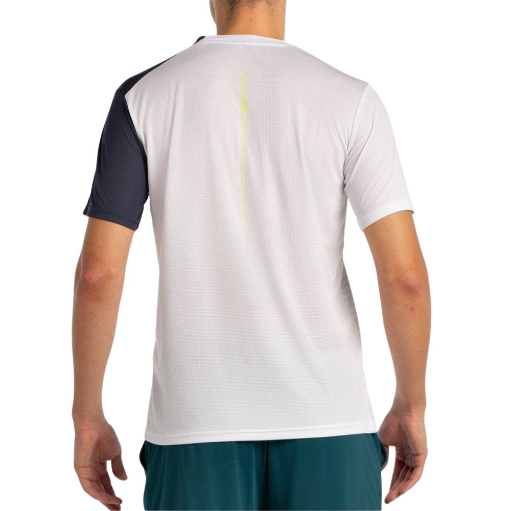 Bullpadel T-shirt Llico Heren Wit Achterkant