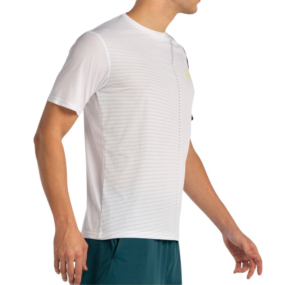 Bullpadel T-shirt Llico Heren Wit Rechts