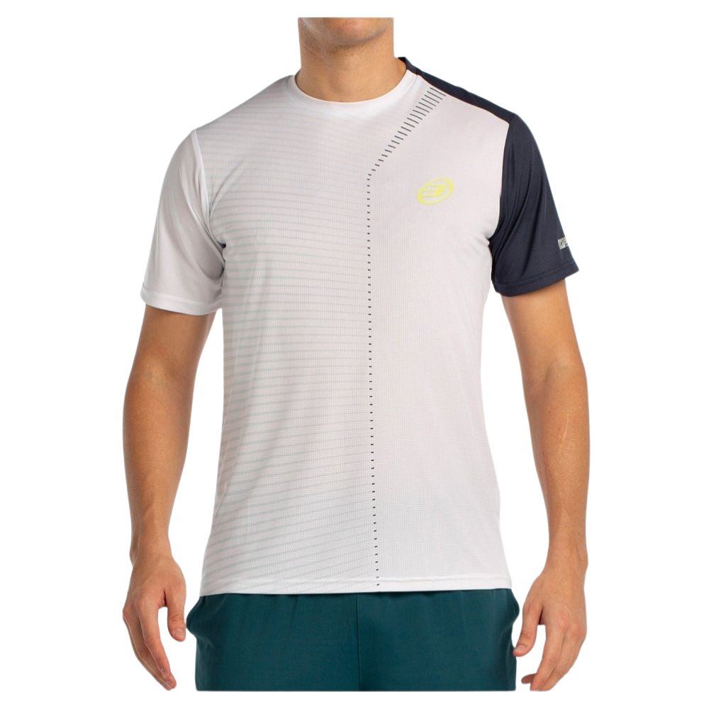 Bullpadel T-shirt Llico Heren Wit Voorkant