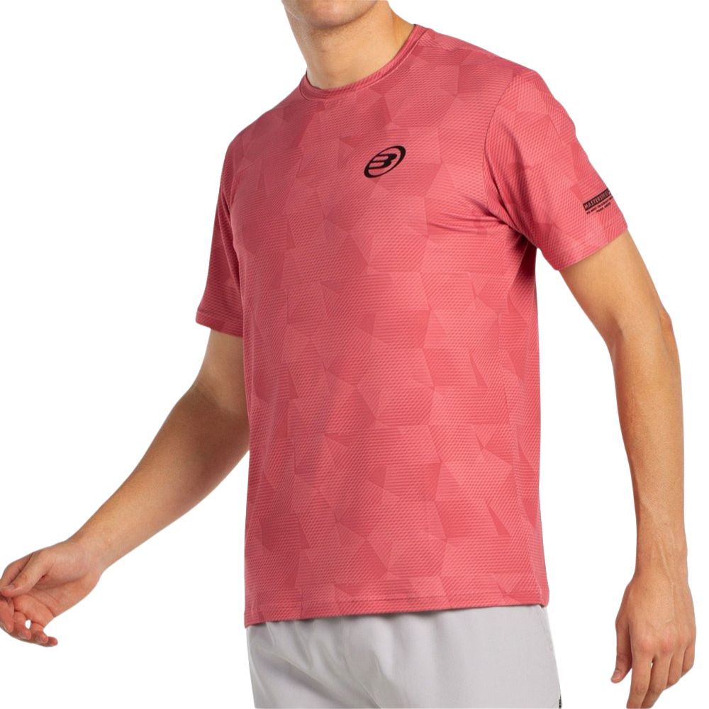 Bullpadel T-shirt Macondo Heren Roze Links