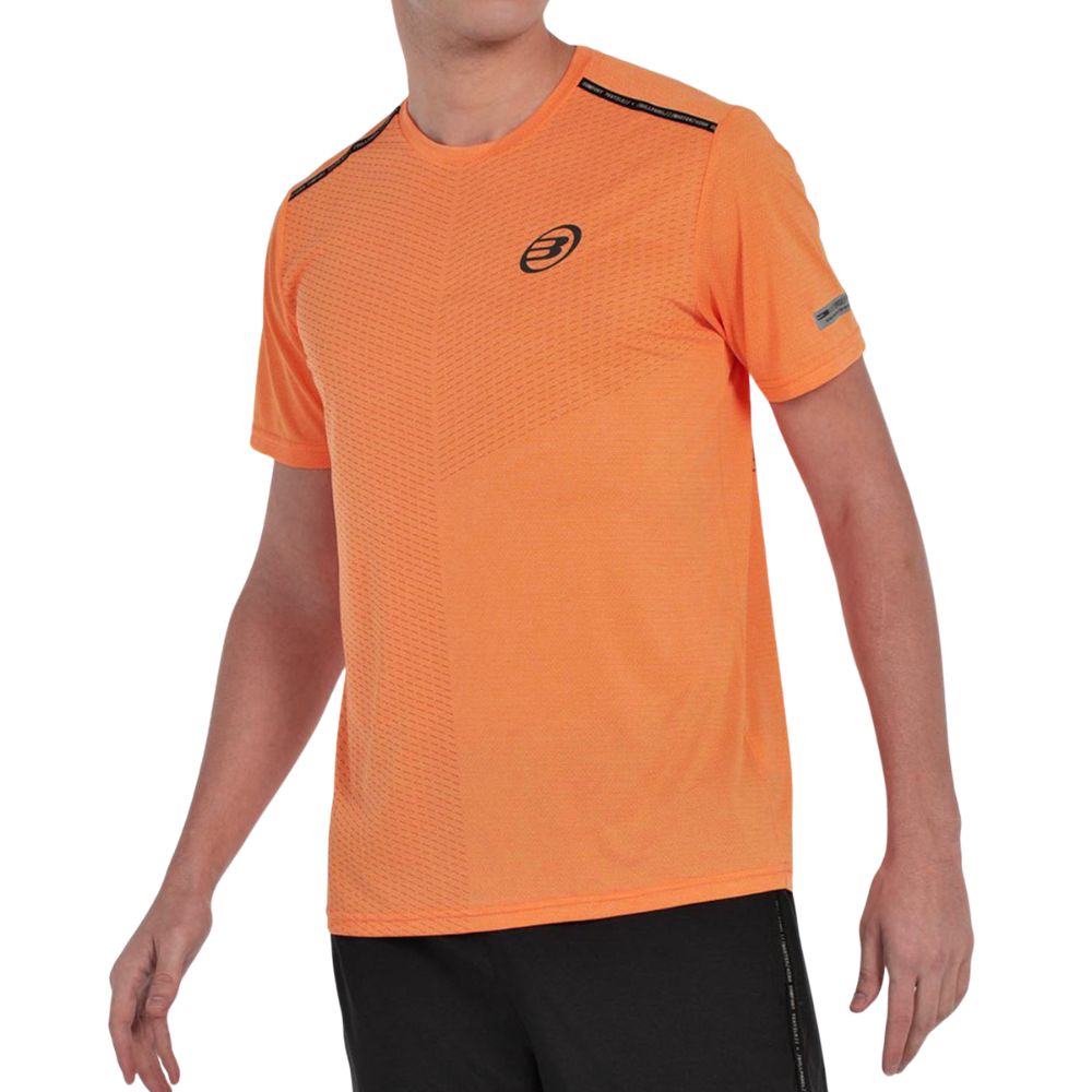 Bullpadel T-shirt Mesia Heren Oranje Voorkant