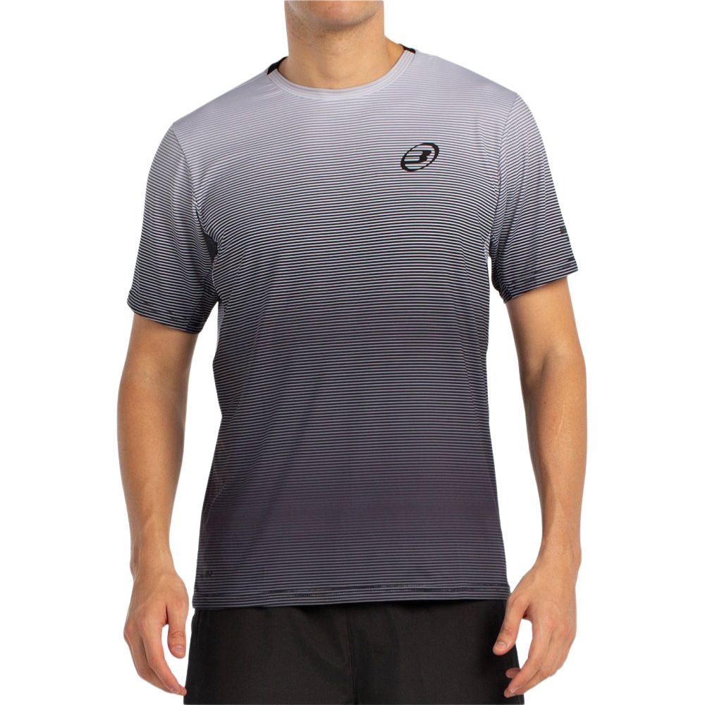 Bullpadel T-shirt Musica Heren Grijs Voorkant