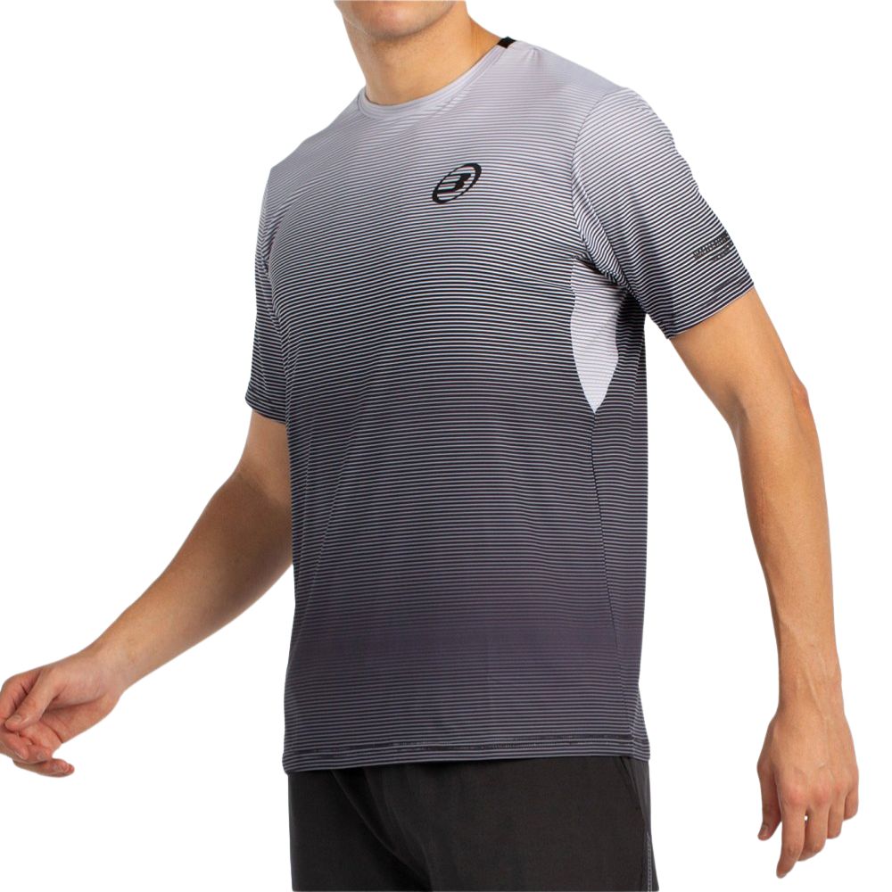 Bullpadel T-shirt Musica Heren Grijs Zijkant