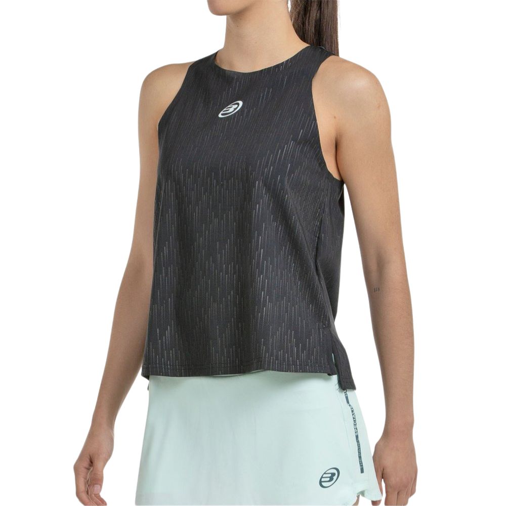 Bullpadel Tank Top Abure Dames Zwart Voorkant