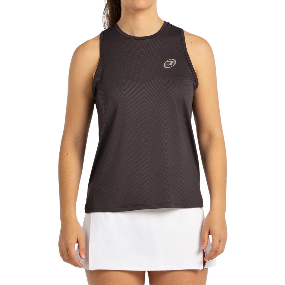 Bullpadel Tank Top Etilo Dames Zwart Voorkant