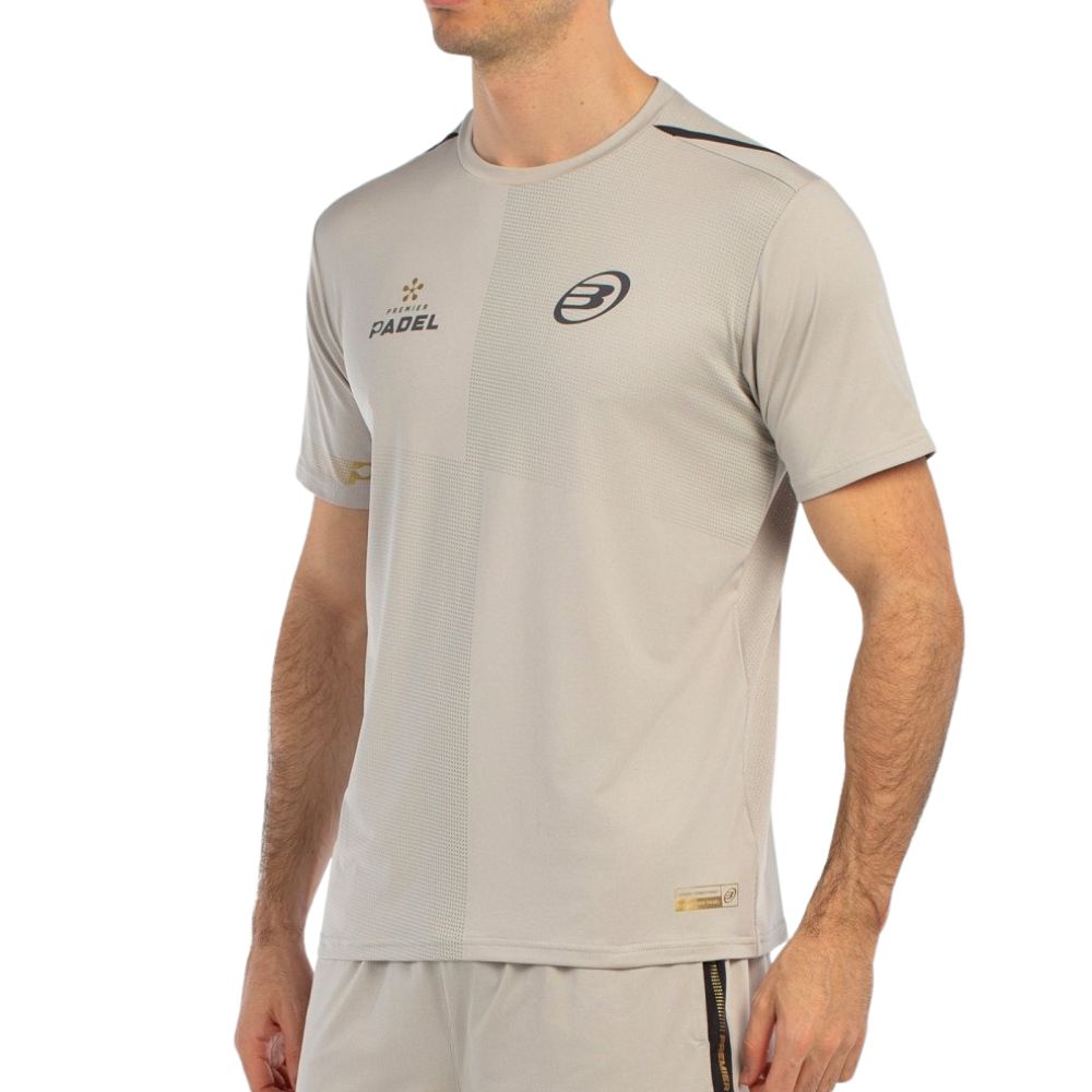 Bullpadel T-Shirt Buque Padel Herren Grau