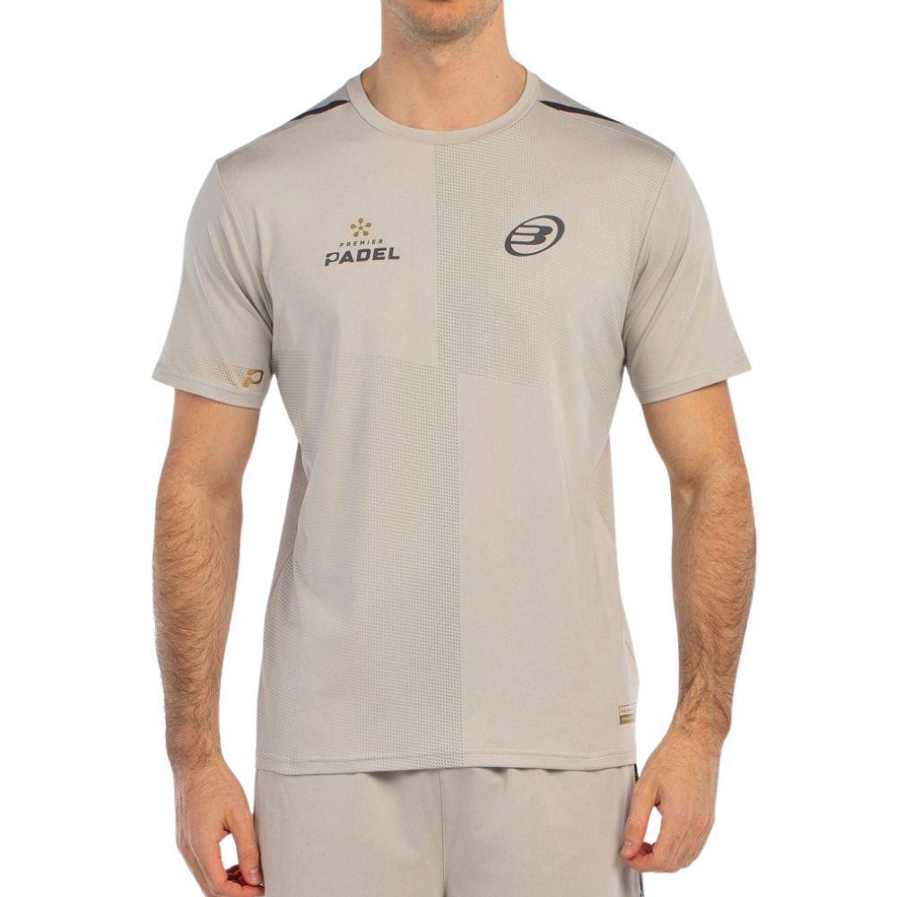 Bullpadel T-Shirt Buque Padel Herren Grau