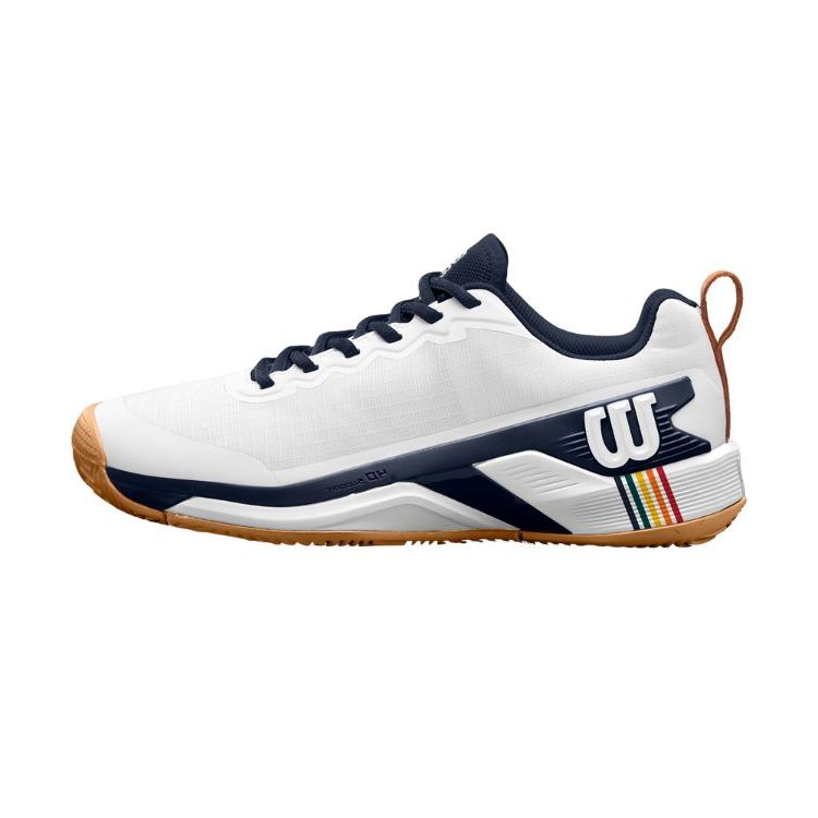 Wilson Tennisschoen Padelschoen Rush Pro 4.5 Roland Garros Clay Heren Wit