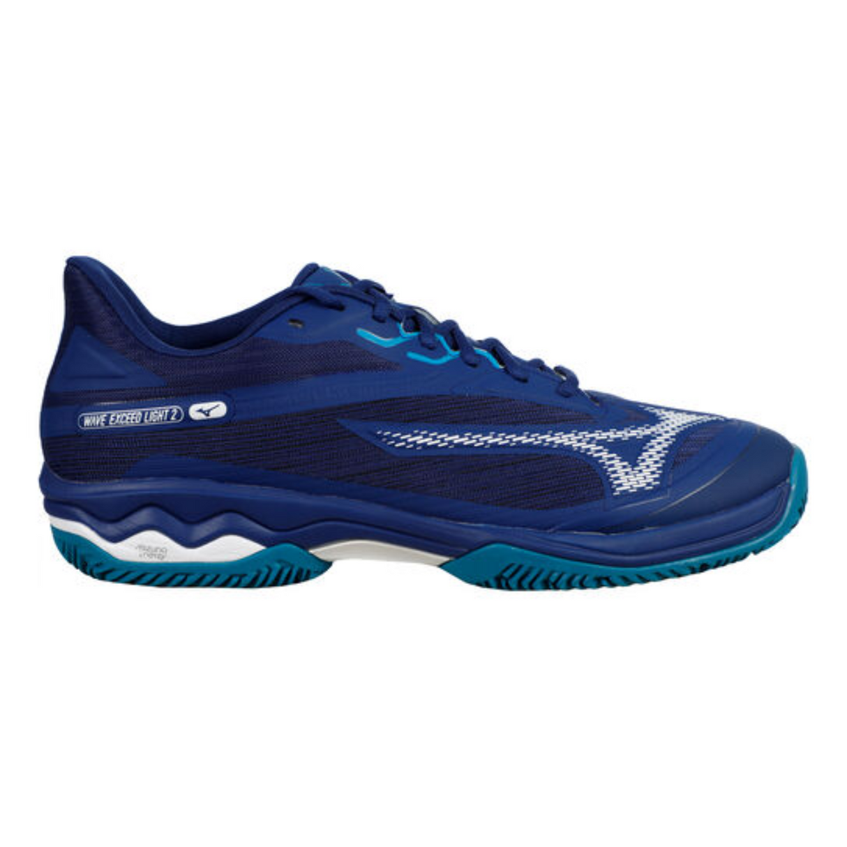Mizuno Tennisschoen Padelschoen Wave Exceed Light 2 CC Heren Blauw