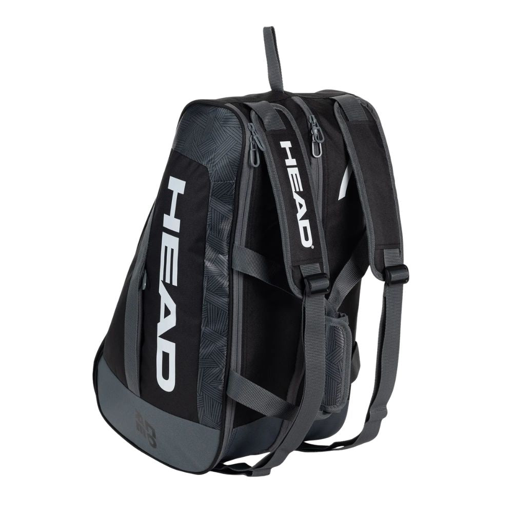 HEAD Padeltas Core Combi Zwart Grijs Achterkant