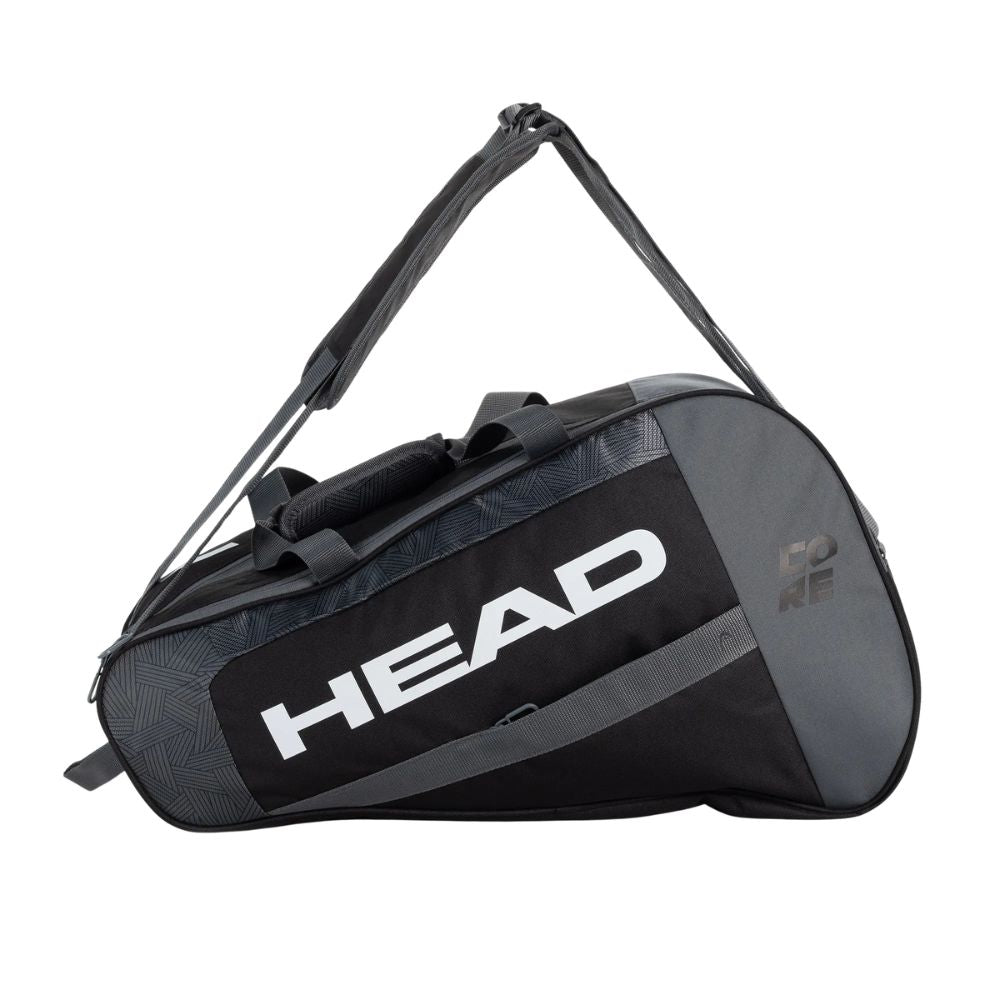 HEAD Padeltas Core Combi Zwart Grijs Voorkant