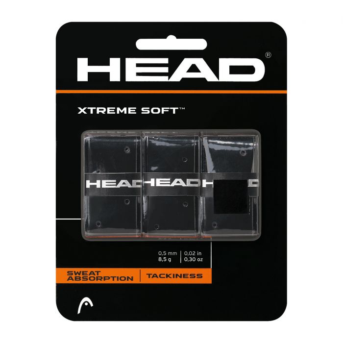 HEAD Overgrip Xtreme Soft Schwarz 3er-Pack