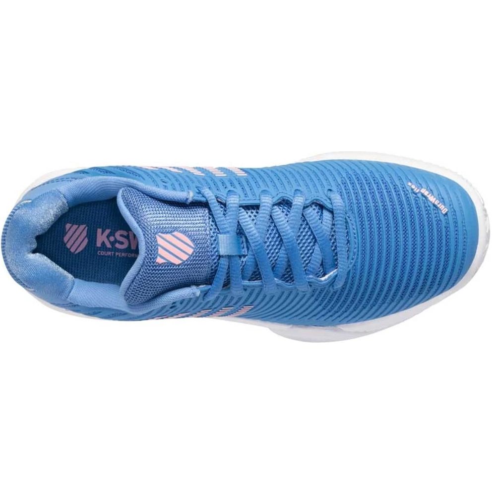 K-Swiss Hyper Court Express 2 HB Dames Blauw Bovenkant