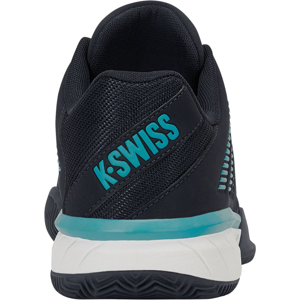 K-Swiss Tennisschoen Padelschoen Express Light 3 Clay Blauw Achterkant