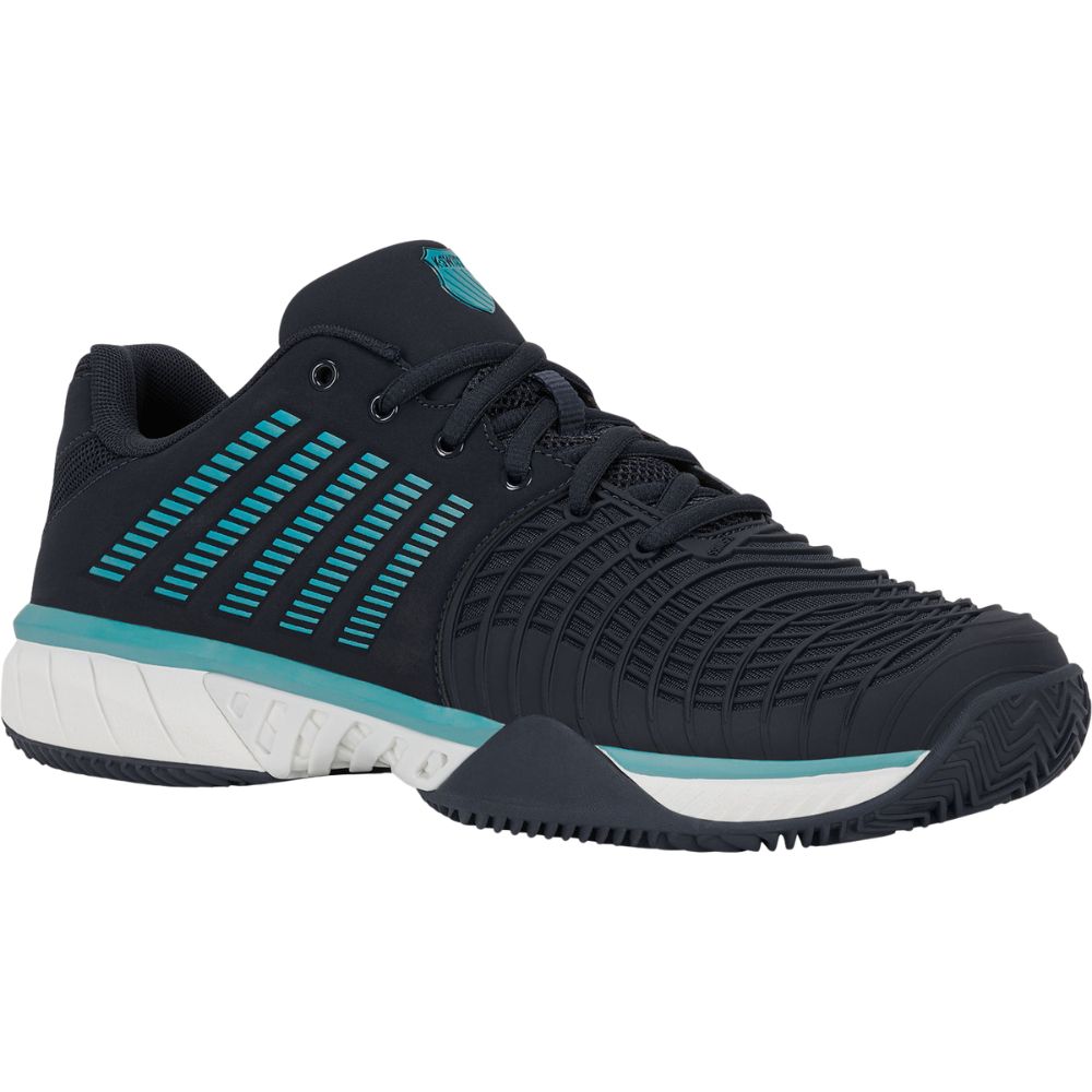 K-Swiss Tennisschoen Padelschoen Express Light 3 Clay Blauw Zijkant