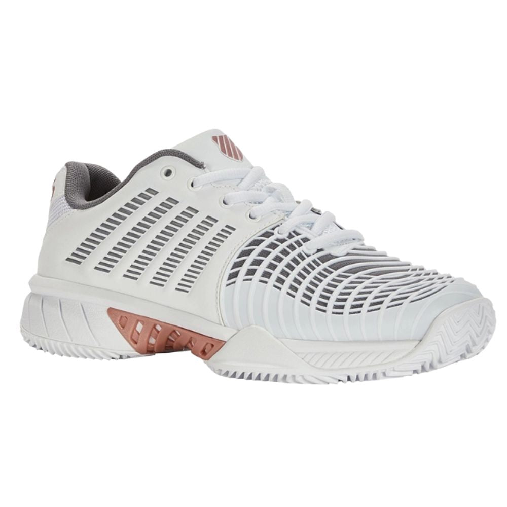 K-Swiss Tennisschoen Padelschoen Express Light 3 HB Dames Wit Zijkant