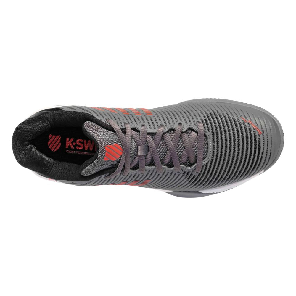 K-Swiss Tennisschoen Padelschoen Hypercourt Express 2 HB Heren Grijs Bovenkant