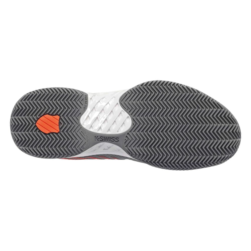 K-Swiss Tennisschoen Padelschoen Hypercourt Express 2 HB Heren Grijs Onderkant