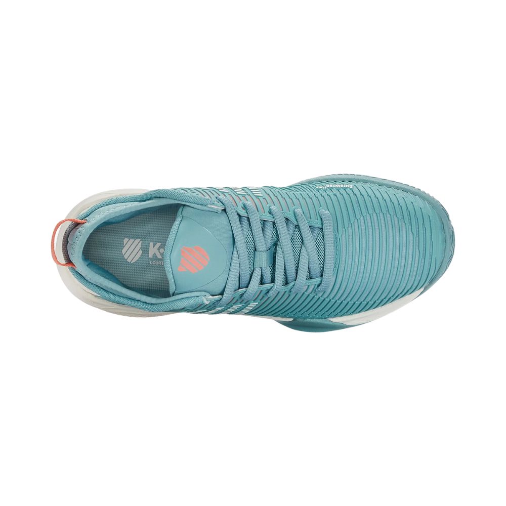 K-Swiss Tennisschoen Padelschoen Hypercourt Supreme HB Dames Blauw Bovenkant