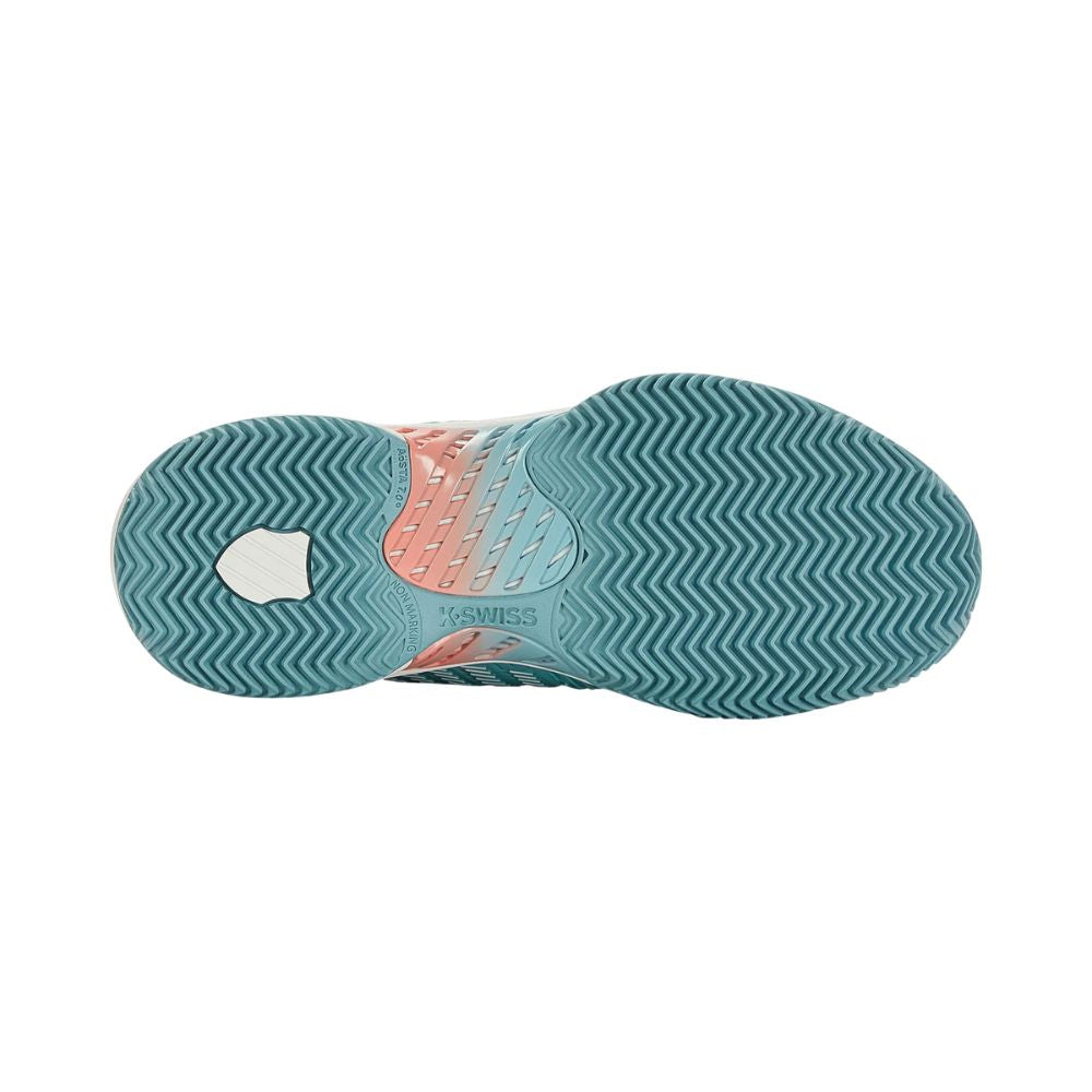 K-Swiss Tennisschoen Padelschoen Hypercourt Supreme HB Dames Blauw Onderkant