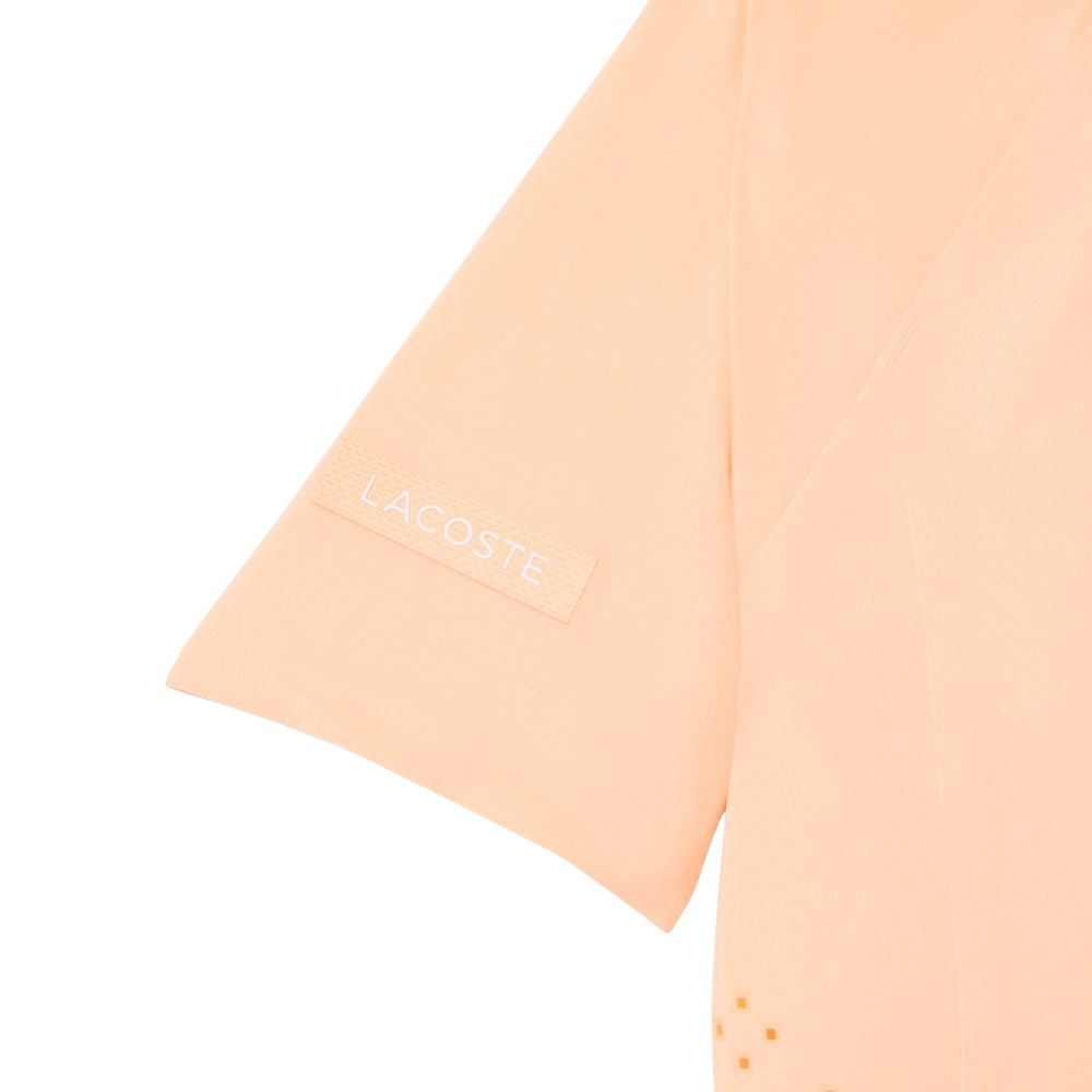 Lacoste Polo Tennis Novak Djokovic On Court Heren Oranje Links