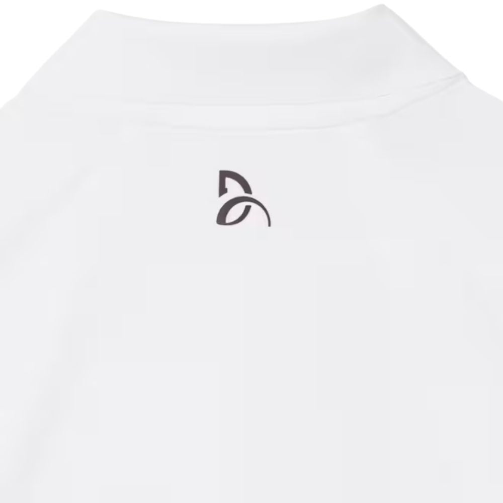 Lacoste Polo Tennis Novak Djokovic On Court Heren Wit Stof