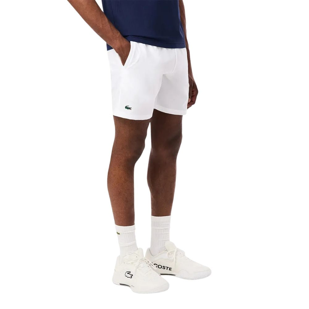 Lacoste Sport Short Ultra-Dry Stretch Heren Wit
