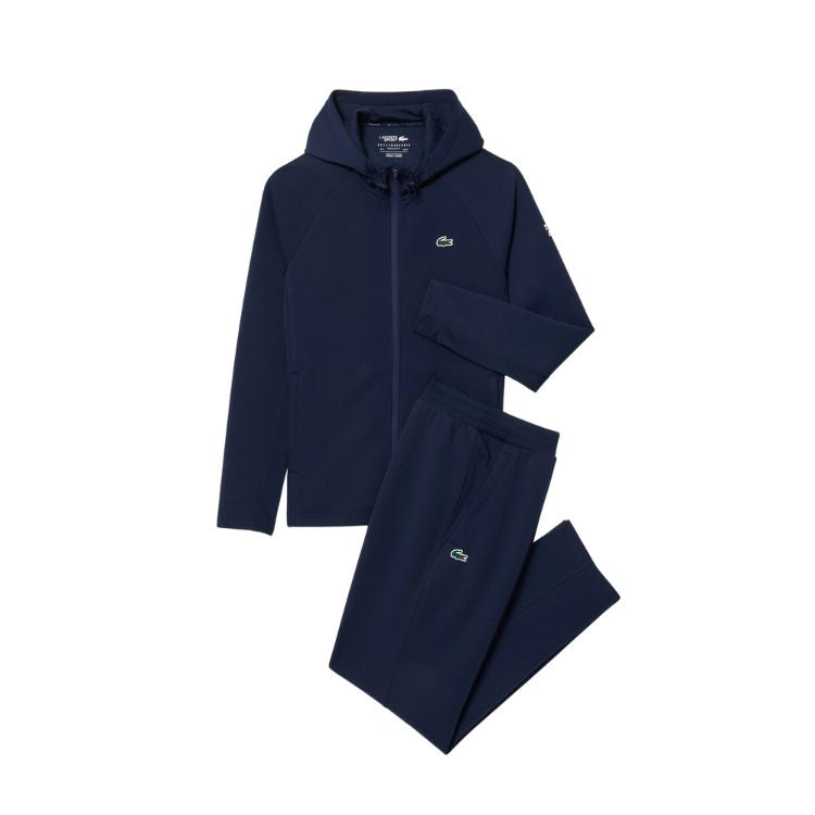 Lacoste Trainingsanzug Tennis Jogger Set Novak Djokovic Herren Marineblau