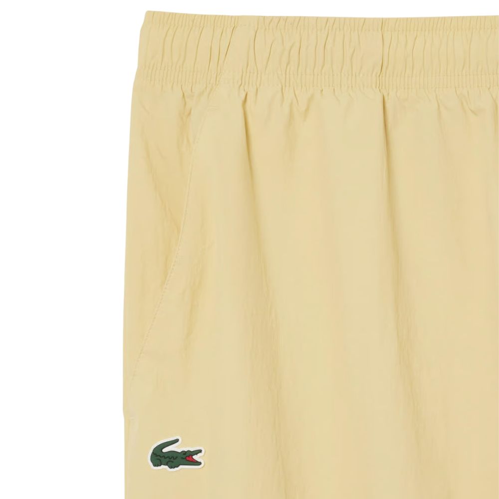 Lacoste Trainingspak Jogger Set Novak Djokovic Heren Geel broek detail