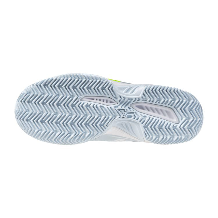 Mizuno Tennisschoen Padelschoen Break Shot 5 CC Dames Grijs Geel