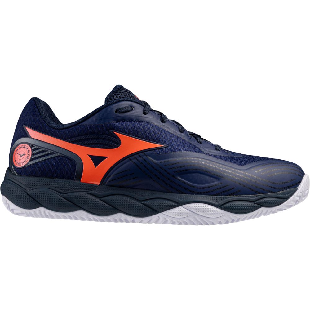 Mizuno Tennisschoen Padelschoen Wave Enforce Court CC Heren Blauw