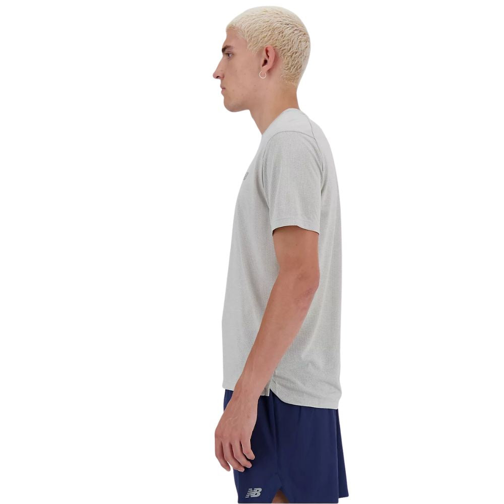 New Balance T-Shirt Athletics Herren Grau