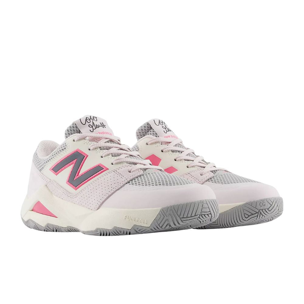 New Balance Padelschoen Tennisschoen Coco Delray Dames Roze Zijkant