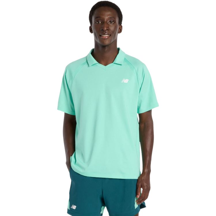 New Balance Polo Tournament Novelty Heren Groen