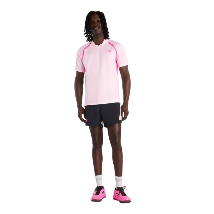 New Balance Polo Tournament Novelty Heren Roze