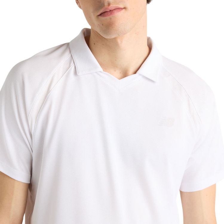 New Balance Polo Tournament Novelty Heren Wit