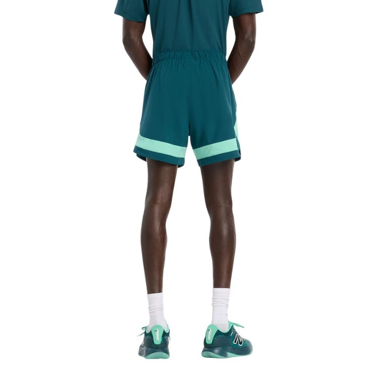 New Balance Short Tournament Novelty Heren Groen