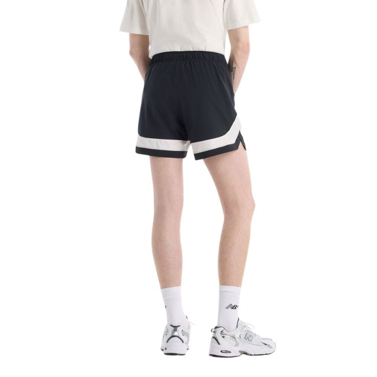New Balance Short Tournament Novelty Heren Zwart
