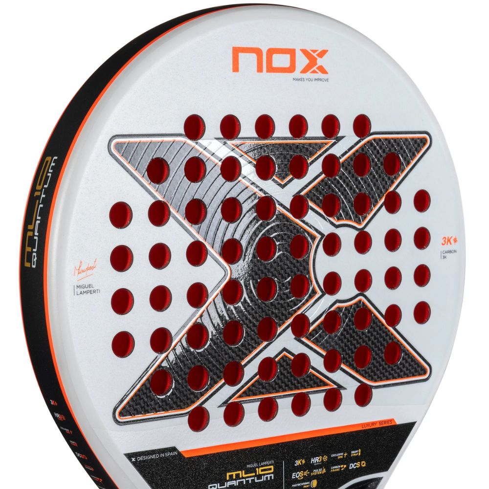 Nox Padelracket ML10 Quantum 3k Lamperti