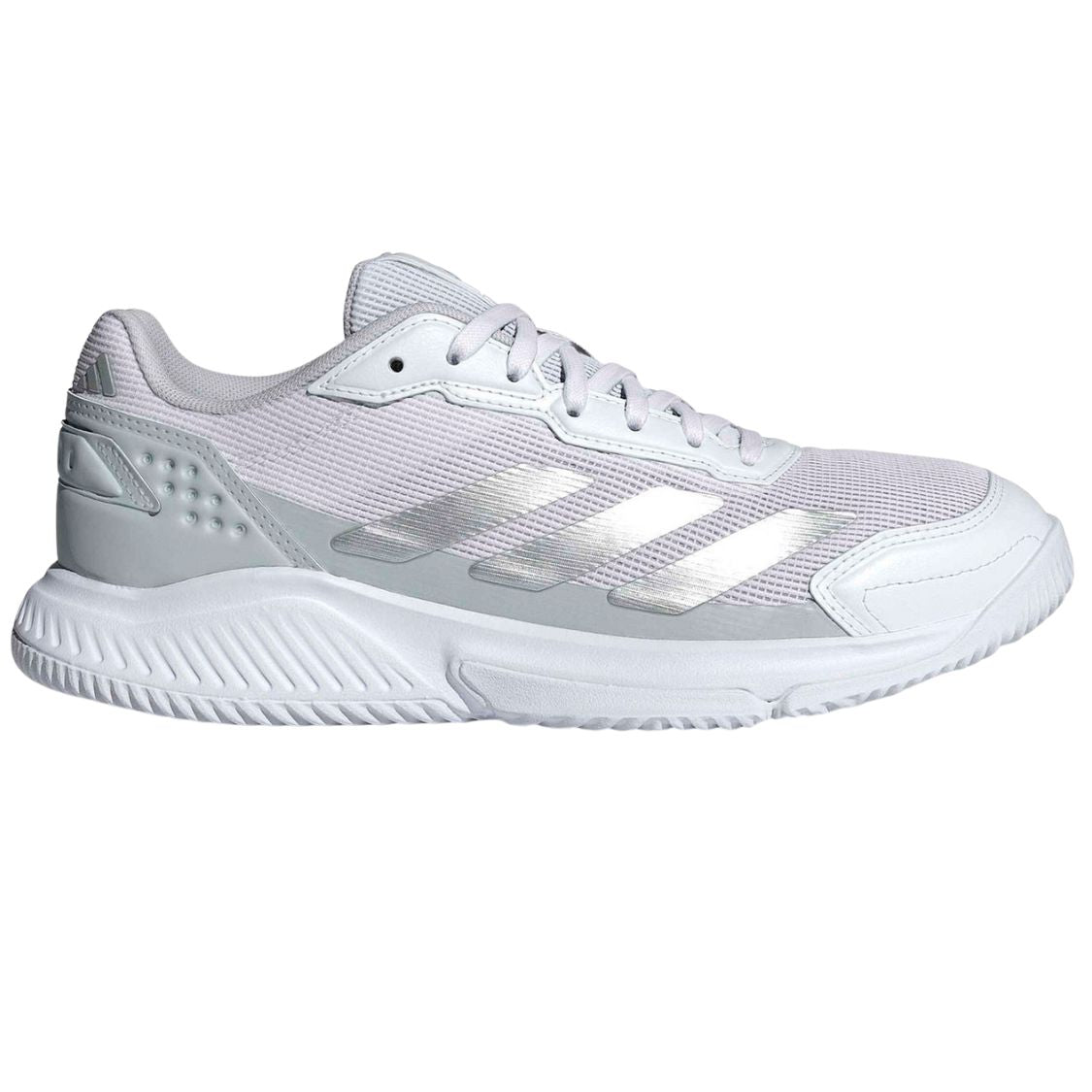 Adidas Courtquick Padelschuh Damen Weiß Silber