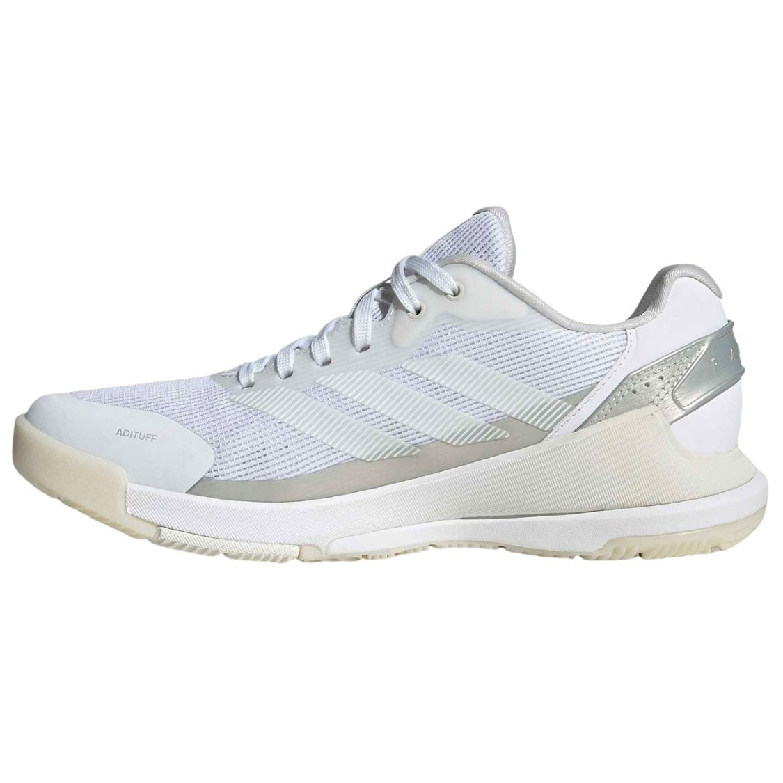 Adidas Padelschoen Crazyquick Lightstrike Padel Dames Wit Zilver