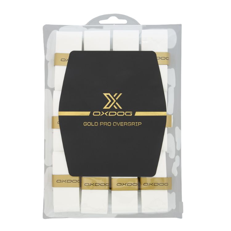 Oxdog Padel Overgrip Gold Pro 12 Pack Wit