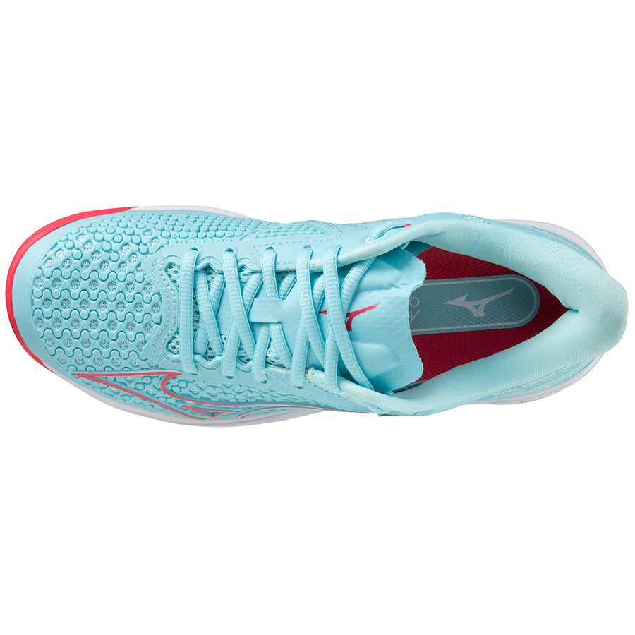 Mizuno padelschoen blauw detail