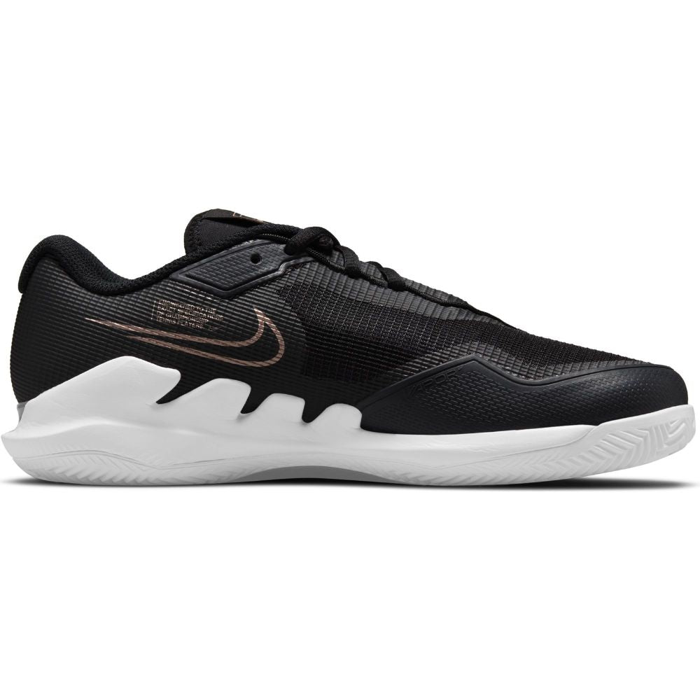 W Nike Zoom Vapor Pro Cly Dames Zwart Binnenkant