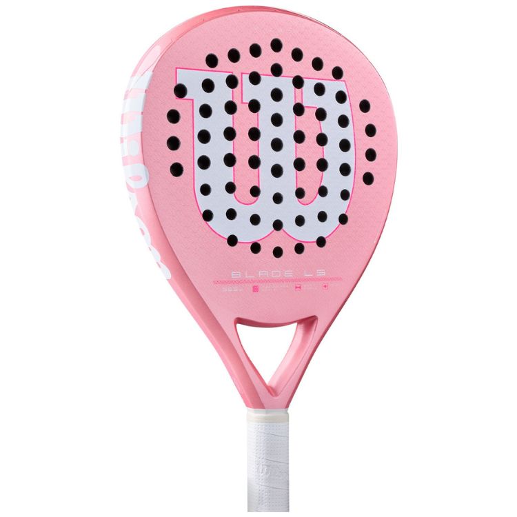 Wilson Padelracket Blade LS V4 Rosa Voorkant Schuin