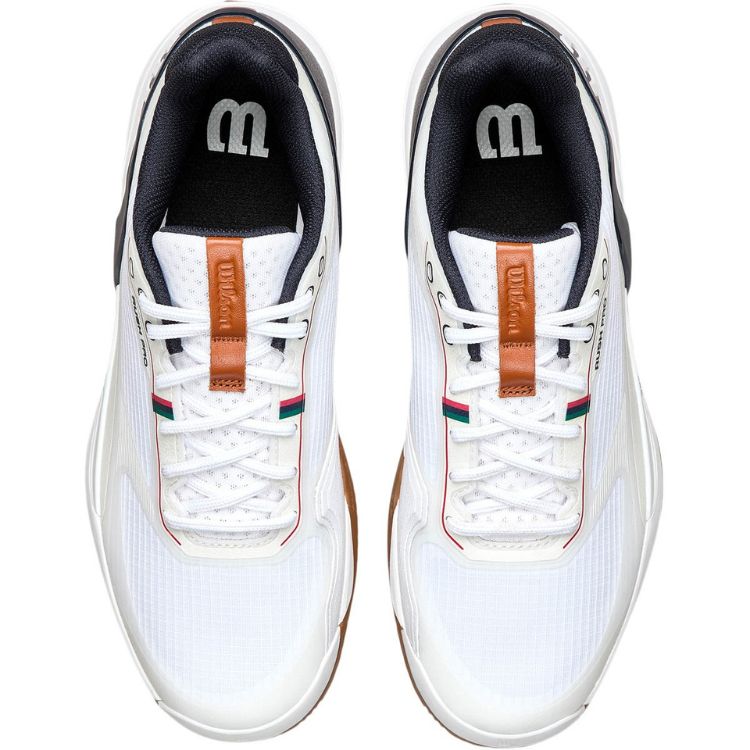 Wilson Tennisschuh Padelschuh Rush Pro 5 Clay Herren Weiß Navy